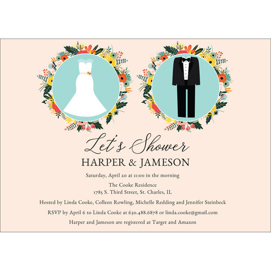 Future Mr. and Mrs. Couples Shower Invitations